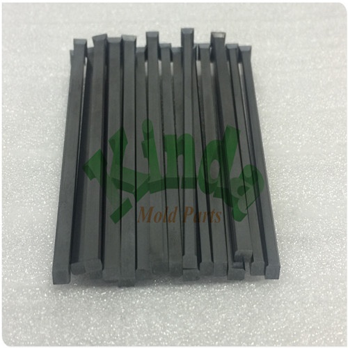 High precision square forming punches with forged head, special piercing punch with TICN coating