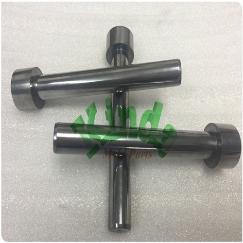 High precision tungsten carbide punch with cylindrical head, high polished standard carbide punch with thru hole,piercing carbide punch similar to ISO 8020