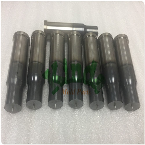 High precision stanrad ejector punch similar to ISO 8020 F, standard ejector punch with TICN coating, high quality ejecotor punch with cylindical head