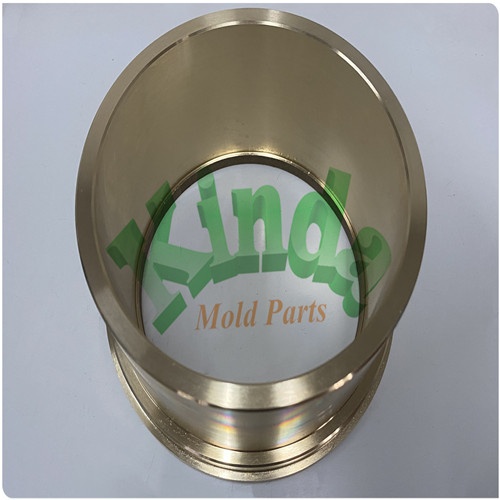 High Precision CNC lathe special brass die bushings,  round custom brass piercing die bushes with cylindrical head