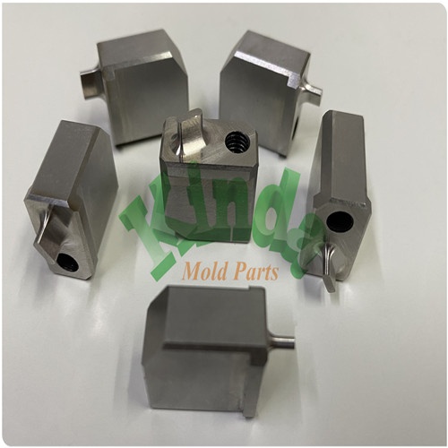 High Precision special piercing punch made in HSS material,  precision forming punch with inner thread and hole