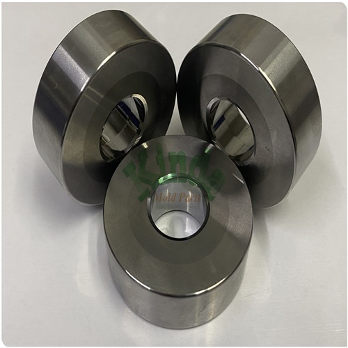 High precision hardened steel die bushes with carbide insert,  tungsten carbide steel  round die button with inner supper polished inner hole