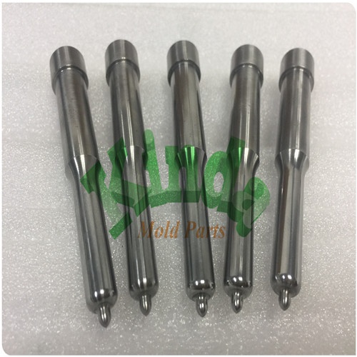 High precision round carbide punch with cylindrical head, high polished custom punch for die press tools,